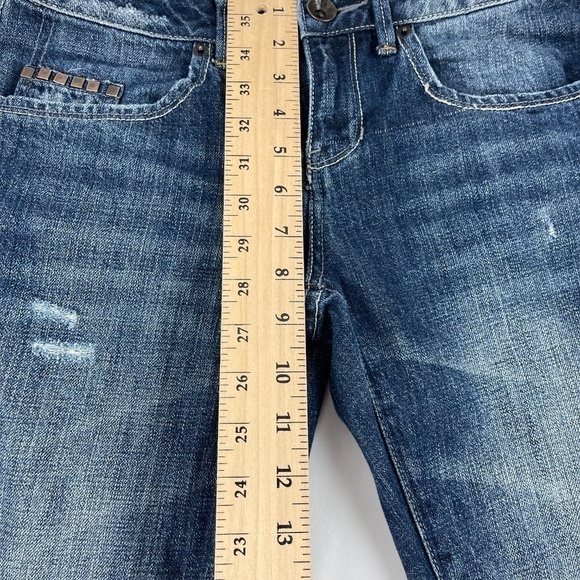 Converse One Star Crosby Tom Boy Jeans Womens 4 Blue Denim Distressed - Picture 8 of 15